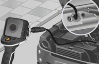 092943a Laserliner 092.943A 9mm probe Inspection Camera Kit, 5000mm Probe Length, 640 X 480pixels Resolution, LED Illumination