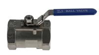 499-2846 RS PRO Stainless Steel Reduced Bore, 2 Way, Ball Valve, Threaded, BSPP 2in, 68bar Operating Pressure