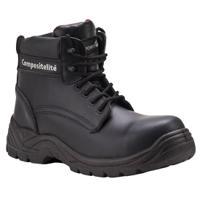 fc11bkr44 Portwest FC11 Black Composite Toe Capped Men's Safety Boot, UK 10, EU 44
