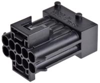 1-962352-1 TE Connectivity, Timer Automotive Connector Plug Black Panel Mount 10 Way