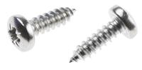 797-6143 RS PRO Plain Stainless Steel Pan Head Self Tapping Screw, N°10 x 5/8in Long 16mm Long