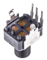 rk09k1130a8g Alps Alpine RK09K 10kΩ Rotary Potentiometer 1-Gang Through Hole, RK09K1130A8G