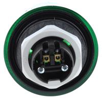 81520000 Werma EM 815 Series Green Steady Beacon, 12 → 240 V ac/dc, Panel Mount, Incandescent Bulb, IP65