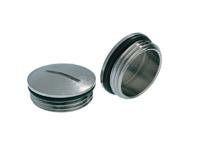 52103115 Lapp Blanking Plug, M16, Nickel Plated Brass, 18mm Diameter, Threaded