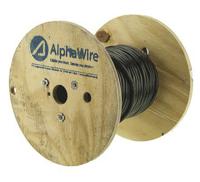 6460-or001 Alpha Wire Alpha Essentials Data & Bus Cable Series Data Cable, 1 Pairs, 2 Cores, 0.33 mm², Screened, 22 AWG, 305m,