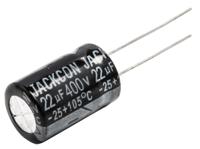 173-0277 RS PRO 22μF Aluminium Electrolytic Capacitor 400V dc, Radial, Through Hole