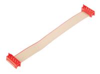 1483352-1 TE Connectivity Micro-MaTch Series Flat Ribbon Cable, 8-Way, 1.27mm Pitch, 100mm Length, Micro-MaTch IDC to Micro-MaTch