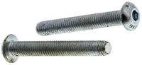 822-9186 RS PRO Bright Zinc Plated Steel Hex Socket Button Screw, ISO 7380, M5 x 35mm