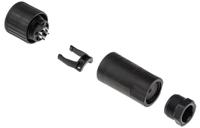 932458100-cm-06-ea-14s-6-s Hirschmann, CM 6 Way Cable Mount MIL Spec Circular Connector Plug, Socket Contacts, Screw Coupling, MIL-DTL-5015