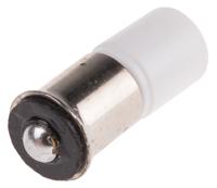 207-090 RS PRO White LED Indicator Lamp, 28V dc, Midget Flange Base, 6mm Diameter, 2070mcd