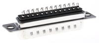 mhdb25sp MH Connectors MHDB 25 Way Cable Mount D-sub Connector Plug, 2.77mm Pitch