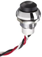 ihsr36f2101 Apem IP67 Hall Effect Push Button Switch 5mA 50mA Plunger Pre-wired Momentary, -40 → +85°C, 3.5 → 14.5 V