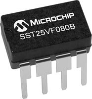 sst25vf080b-50-4i-s2ae Microchip 8Mbit Serial-SPI Flash Memory 8-Pin SOIC, SST25VF080B-50-4I-S2AE