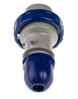 2181633 Scame IP66, IP67 Blue Cable Mount 2P + E Industrial Power Plug, Rated At 16A, 230 V