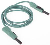 973646104 Hirschmann Test & Measurement, 16A, 30 V ac, 60V dc, Green, 1m Lead Length