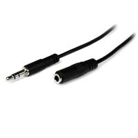 mu2mmfs StarTech.com Male 3.5mm Stereo Jack to Male 3.5mm Stereo Jack Aux Cable, Black, 2m MU2MMFS