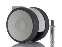 5920-uap-100-s70-m10x15 Tente Swivel Castor Wheel, 100kg Capacity, 100mm Wheel