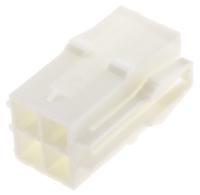 vlr-04v JST, VL Female Connector Housing, 6.2mm Pitch, 4 Way, 2 Row