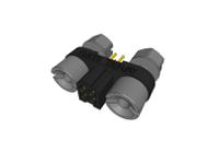 mhdas2m004yde60 Amphenol Socapex MHDAS Series Straight PCB PCB Header, 4 Contact(s), 1.27 mm Pitch, 2 Row, Shrouded