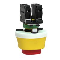 xb5as84w3b5 Schneider Electric XB5 Series Twist Release Illuminated Emergency Stop Push Button, Panel Mount, 22mm Cutout, SPDT