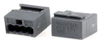 243-204 WAGO 243 MICRO PUSH WIRE Series Junction Box Connector, 4-Way, 6A, 22 → 20 AWG Wire, Push In Termination