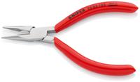 25-03-125 Knipex Nose pliers, 125 mm Overall, Straight Tip, 27mm Jaw