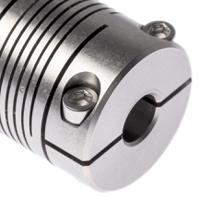 721252828 Huco Beam Coupling, 25mm Outside Diameter, 8mm Bore, 31.8mm Length Coupler
