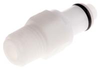 plcd24004 Colder Products Hose Connector, Straight Threaded Coupling, NPT 1/4in, 8.3 bar
