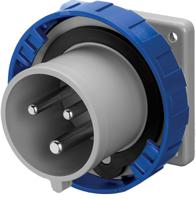 2483293 Scame IP67 Blue Panel Mount 2P + E Industrial Power Plug, Rated At 32A, 230 V