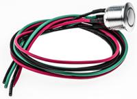 175-8537 RS PRO Illuminated Push Button Switch, Momentary, Panel Mount, 16mm Cutout, SPST, Yellow LED, 36V dc, IP67