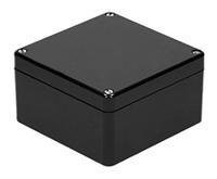918-8828 RS PRO Black Polyester Enclosure, IP66, Black Lid, 220 x 120 x 90mm