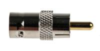 790-2809 RS PRO Straight 75Ω RF Adapter RCA Plug to BNC Socket 250MHz