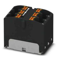 3273804 Phoenix Contact Distribution Block, 6 Way, 0.2 → 6mm², 32A, 630 V, Black