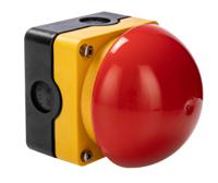 229747-fak-rvkc01iy Eaton FAK Series Maintained Push Button Complete Unit, Surface Mount, SPST, IP67, IP69K