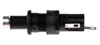 fx0455 Bulgin 10A Panel Mount Fuse Holder for 5 x 20mm Fuse, 1P, 250V ac