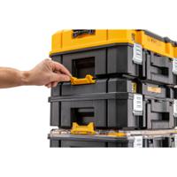dwst83344-1 DeWALT TSTAK Shallow Box Plastic Tool Box, 440 x 440 x 183mm