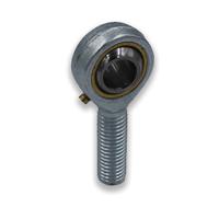 pos-16l LDK M16 Male Carbon Steel Rod End, 16mm Bore, 85mm Long, Metric Thread Standard, Male Connection Gender