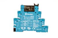 385100240060 Finder 38 Series Interface Relay, DIN Rail Mount, 24V ac/dc Coil, SPDT, 1-Pole
