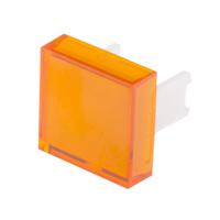 745-2600 RS PRO Orange Square Push Button Lens for Use with SD16 Series
