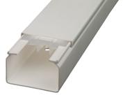 237-4053 RS PRO White Mini Trunking, W90 mm x D60mm, L2m, PVC