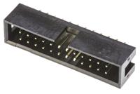 t821124a1s100ceu Amphenol Communications Solutions T821 Series Straight Through Hole PCB Header, 24 Contact(s), 2.54 mm Pitch, 2 Row,