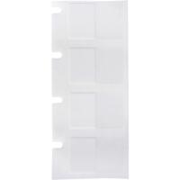 m6-11-417 Brady B-417 White, Transparent Label, 12.70mm Width, 9.53mm Height, 500 Qty