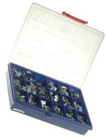 mczab1rs JCS Hi-Torque 157 Piece Steel Bolt Drive Hose Clip Kit, 7 → 9mm and 16 → 18mm Inside Diameter