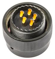 62gb-56t14-05sn Amphenol Limited, 62GB 5 Way Cable Mount MIL Spec Circular Connector PlugOlive, Socket Contacts,Shell Size 14, Bayonet
