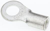 8-6 JST, R Uninsulated Ring Terminal, 6mm Stud Size, 6.6mm² to 10.5mm² Wire Size