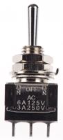 mta-106-h KNITTER-SWITCH Toggle Switch, Panel Mount, On-Off-(On), SPDT, Solder Terminal