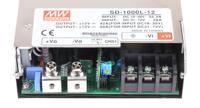 sd-1000l-12 MEAN WELL DC-DC Converter, 12V dc/ 60A Output, 19 → 72 V dc Input, 1000W, Rack Mount, +60°C Max Temp -20°C Min