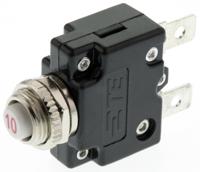 w57-xb7a4a10-10 TE Connectivity Thermal Circuit Breaker - W57  Single Pole 250V ac Voltage Rating, 10A Current Rating