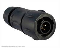 uts6jc8e3p Souriau Sunbank by Eaton Circular Connector, 3 Contacts, Cable, Standard Connector, Socket, Male, IP68, IP69K, UTS