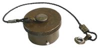 850003b Souriau Sunbank by Eaton 851 MIL-C-26482 G Series 1 Male Dust Cap, Shell Size 10, Metal